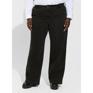 Torrid Straight Classic Denim High-Rise Carpenter Jean - Coal Mine